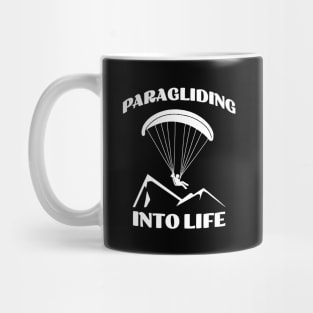 Paragliding into Life Mug
